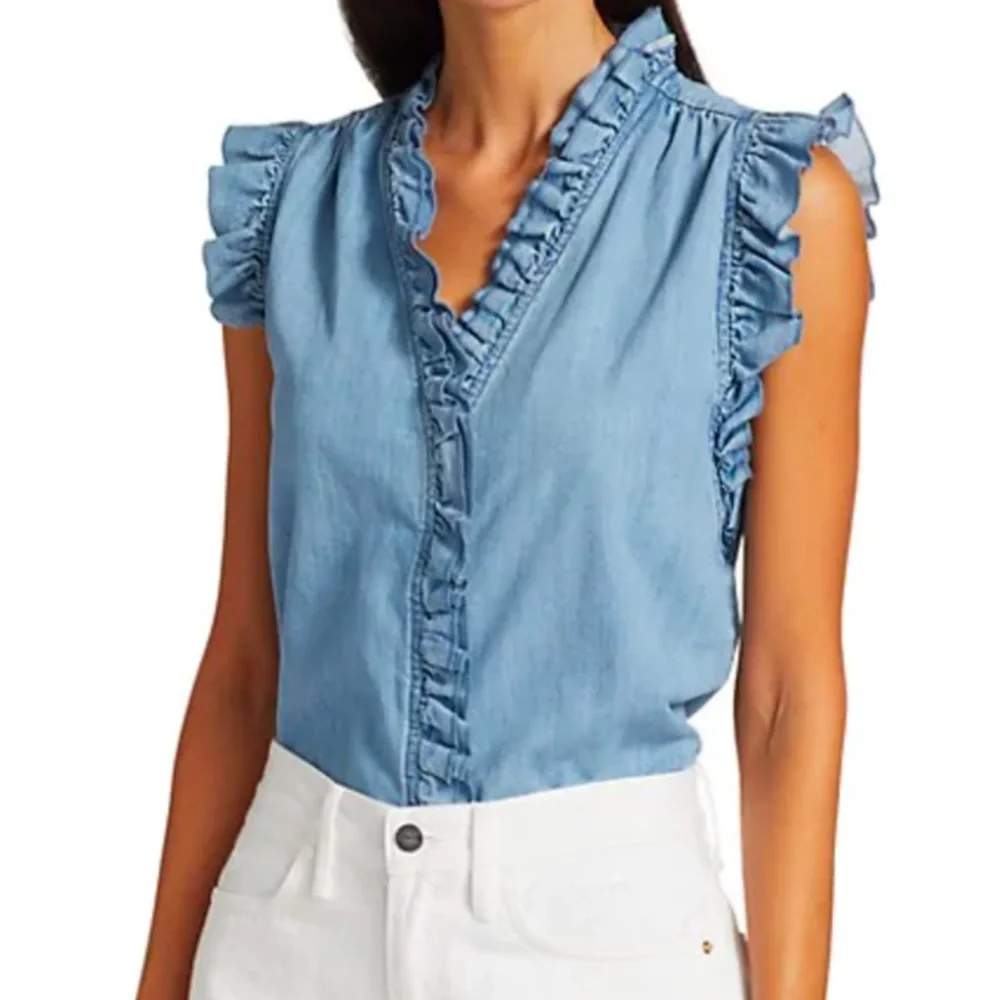 Frame Denim Lauren Top - Picture 7 of 8